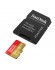 Karta pamięci SANDISK EXTREME microSDXC 64 GB 170/80 MB/s UHS-I U3 ActionCam (SDSQXAH-064G-GN6AA)